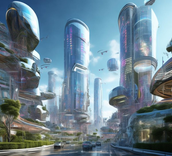 科技画，未来创新新世界的视觉启示